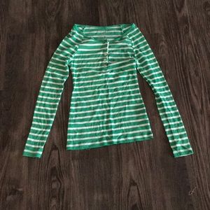 Long sleeve striped shirt